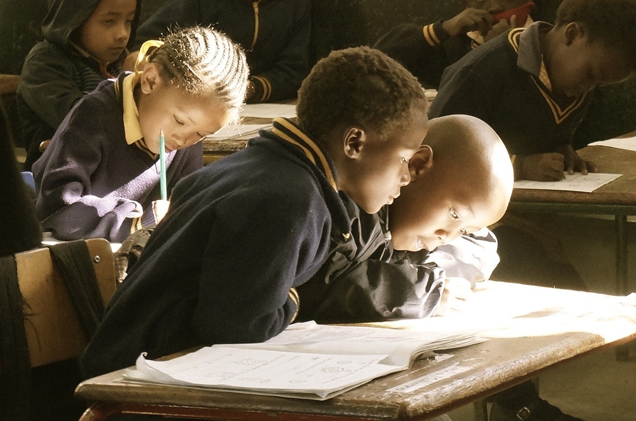 students in a classroom